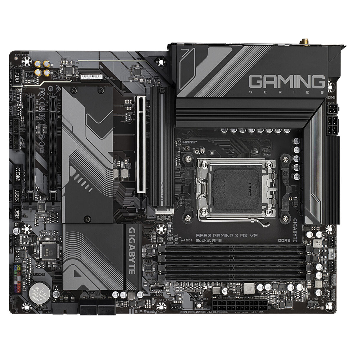 Motherboard Gigabyte B650 GAMING X AX V2 Intel Wi-Fi 6 AMD B650 AMD AM5 Motherboard Gigabyte B650 GAMING X AX V2 Intel Wi-Fi 6 AMD B650 AMD AM5