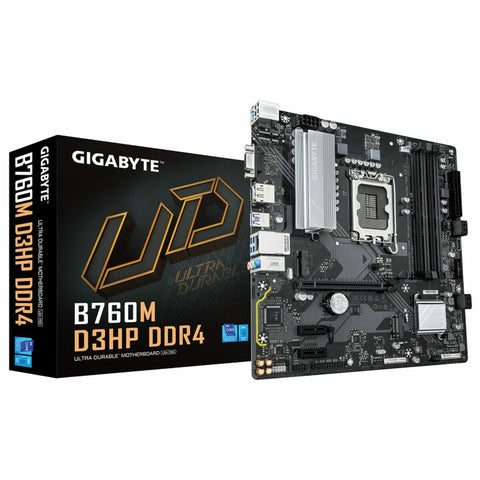 Motherboard Gigabyte B760M D3HP DDR4 1.0 INTEL B760 EXPRESS LGA 1700 Motherboard Gigabyte B760M D3HP DDR4 1.0 INTEL B760 EXPRESS LGA 1700