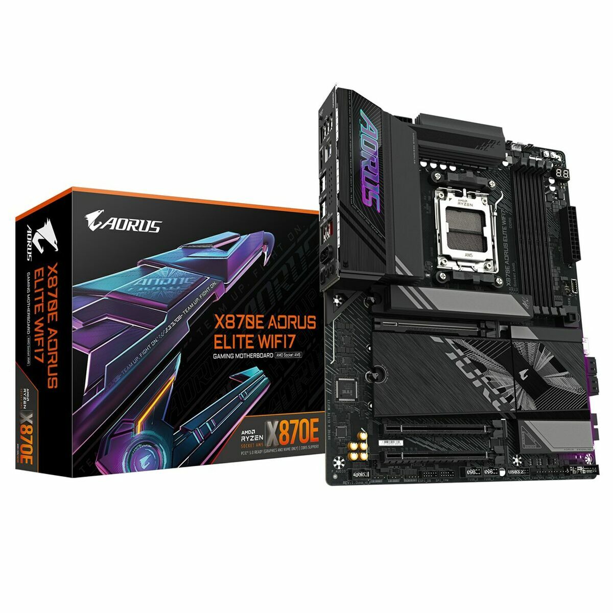 Motherboard Gigabyte X870E AORUS ELITE WIFI7 AMD AM5 AMD X870E Motherboard Gigabyte X870E AORUS ELITE WIFI7 AMD AM5 AMD X870E
