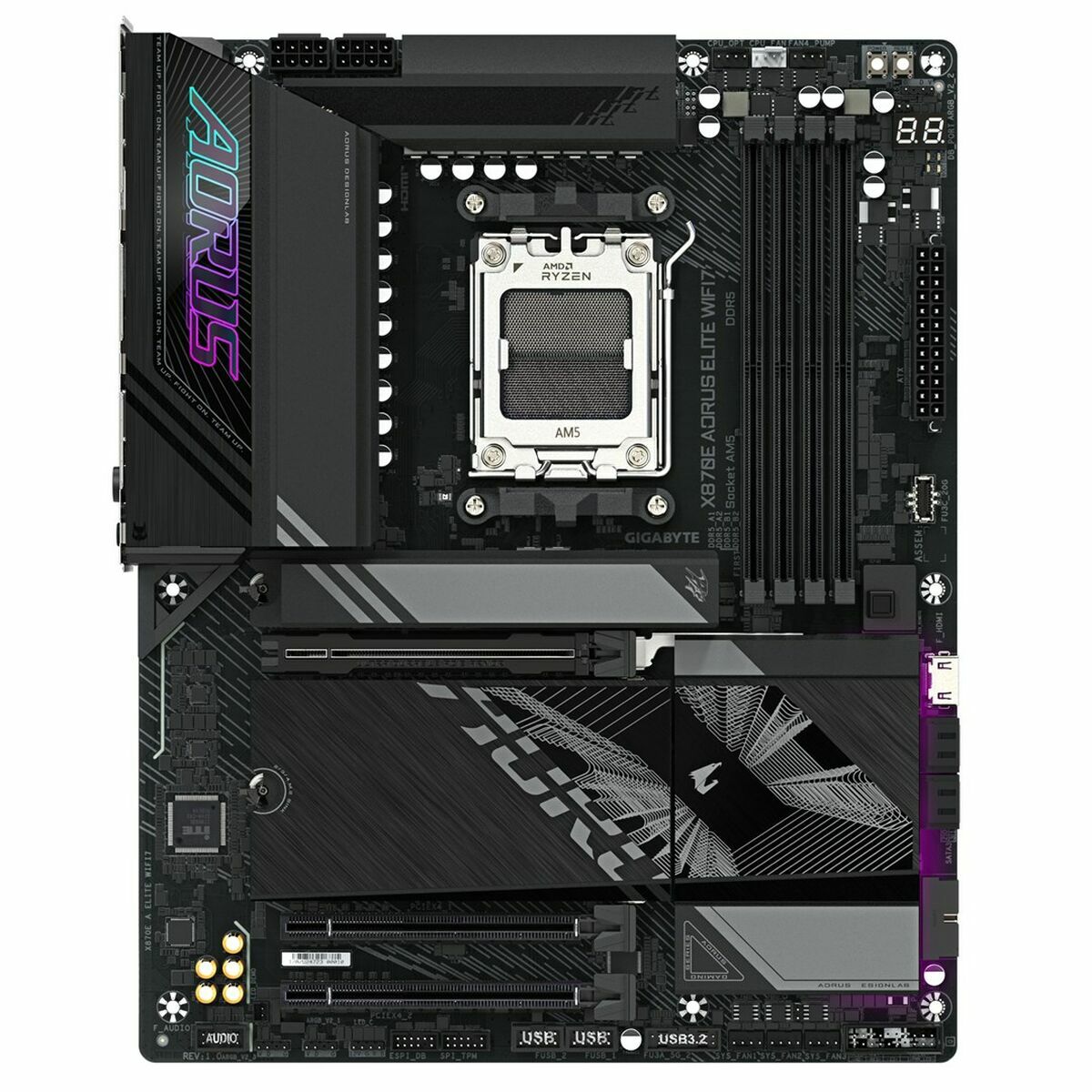 Motherboard Gigabyte X870E AORUS ELITE WIFI7 AMD AM5 AMD X870E Motherboard Gigabyte X870E AORUS ELITE WIFI7 AMD AM5 AMD X870E