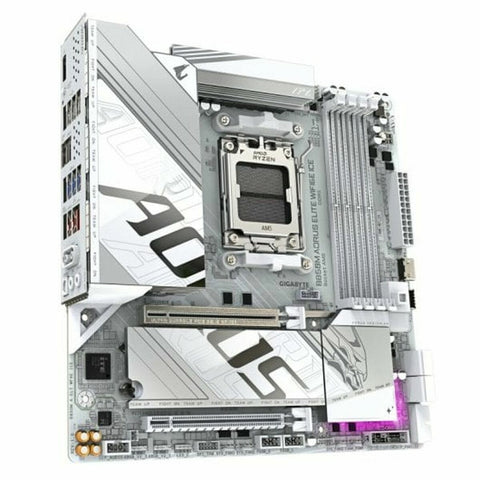 Motherboard Gigabyte B850M AORUS ELITE WIFI6E ICE AMD AMD AM5 Motherboard Gigabyte B850M AORUS ELITE WIFI6E ICE AMD AMD AM5