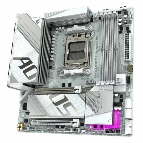 Motherboard Gigabyte B850M AORUS ELITE WIFI6E ICE AMD AMD AM5 Motherboard Gigabyte B850M AORUS ELITE WIFI6E ICE AMD AMD AM5