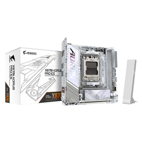 Motherboard Gigabyte X870I AORUS PRO ICE AMD AMD AM5 Motherboard Gigabyte X870I AORUS PRO ICE AMD AMD AM5