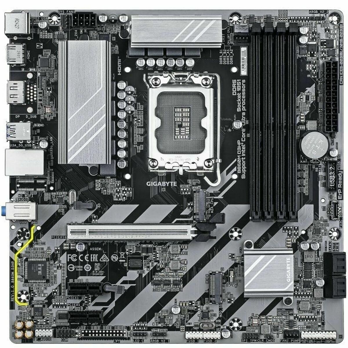 Motherboard Gigabyte 9MB86MDS3-00-G10 LGA 1851 Motherboard Gigabyte 9MB86MDS3-00-G10 LGA 1851
