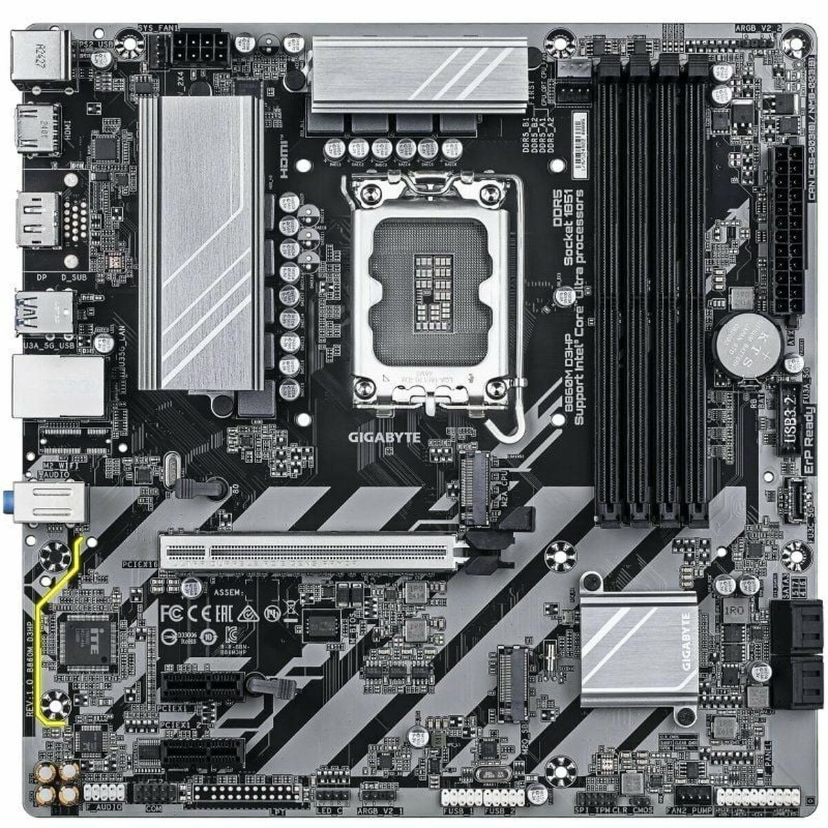 Motherboard Gigabyte 9MB86M3HP-00-G10 LGA 1851 Motherboard Gigabyte 9MB86M3HP-00-G10 LGA 1851