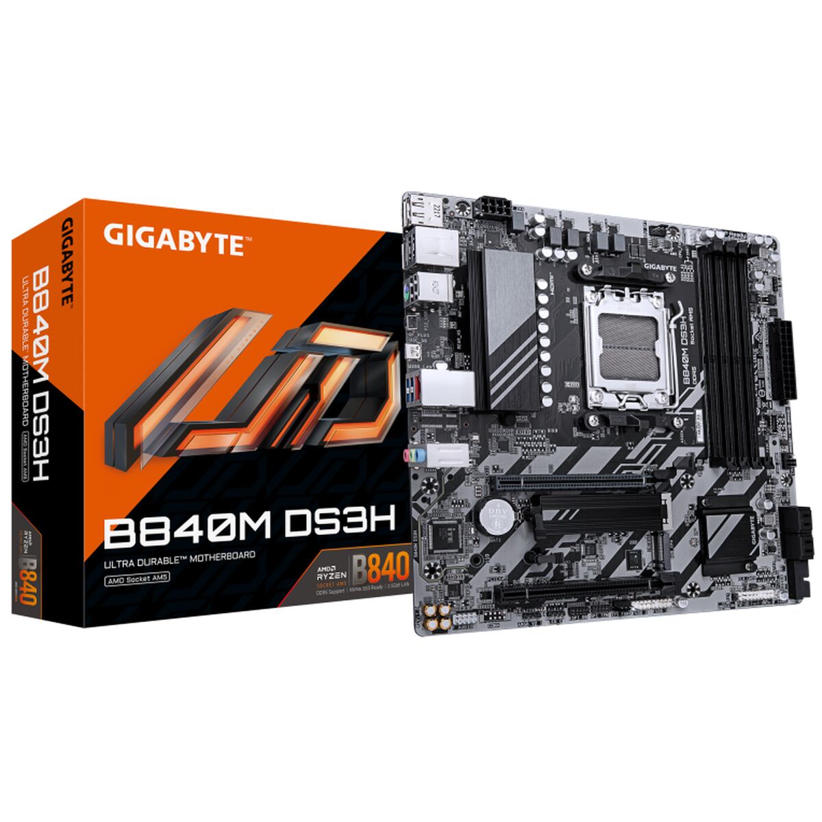 Motherboard Gigabyte B840M DS3H AMD AM5 AMD Motherboard Gigabyte B840M DS3H AMD AM5 AMD