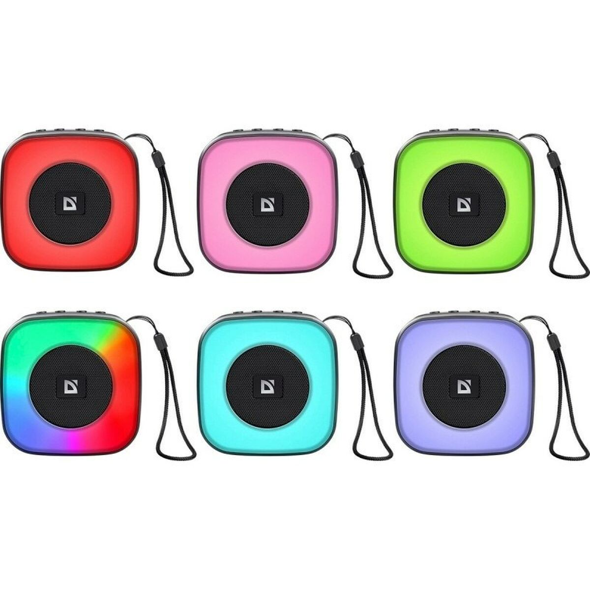 Portable Bluetooth Speakers Defender 65930 Black 5 W Portable Bluetooth Speakers Defender 65930 Black 5 W