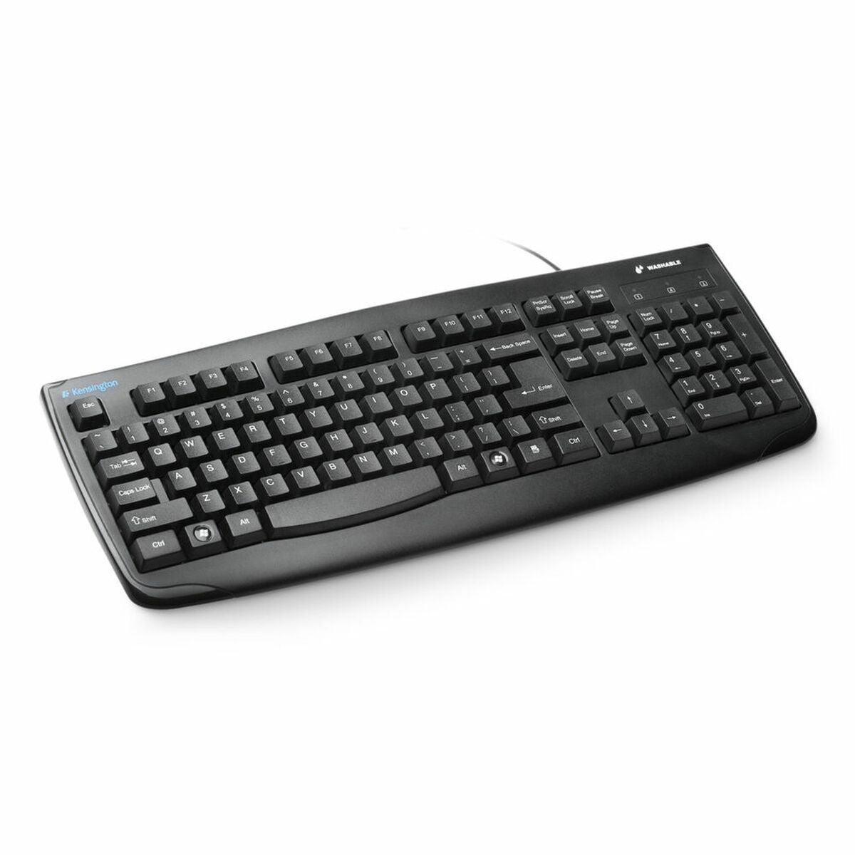Keyboard Kensington K64407ES Spanish Qwerty Black Keyboard Kensington K64407ES Spanish Qwerty Black