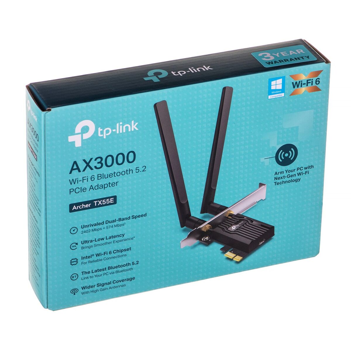 Wi-Fi Network Card TP-Link ARCHER TX55E Wi-Fi Network Card TP-Link ARCHER TX55E