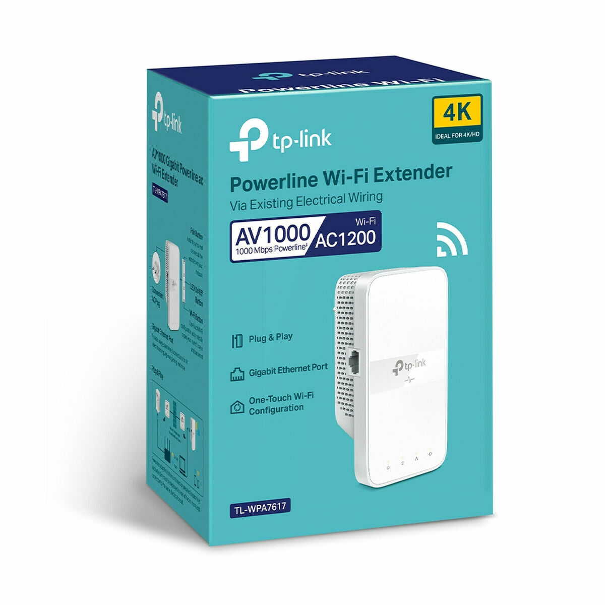 PLC Adapter TP-Link TL-WPA7617 PLC Adapter TP-Link TL-WPA7617
