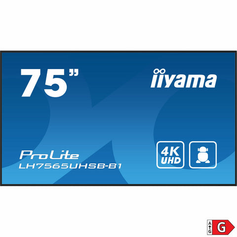 Videowall Monitor Iiyama ProLite LH7575UHS-B1AG 75" 4K Ultra HD Videowall Monitor Iiyama ProLite LH7575UHS-B1AG 75" 4K Ultra HD