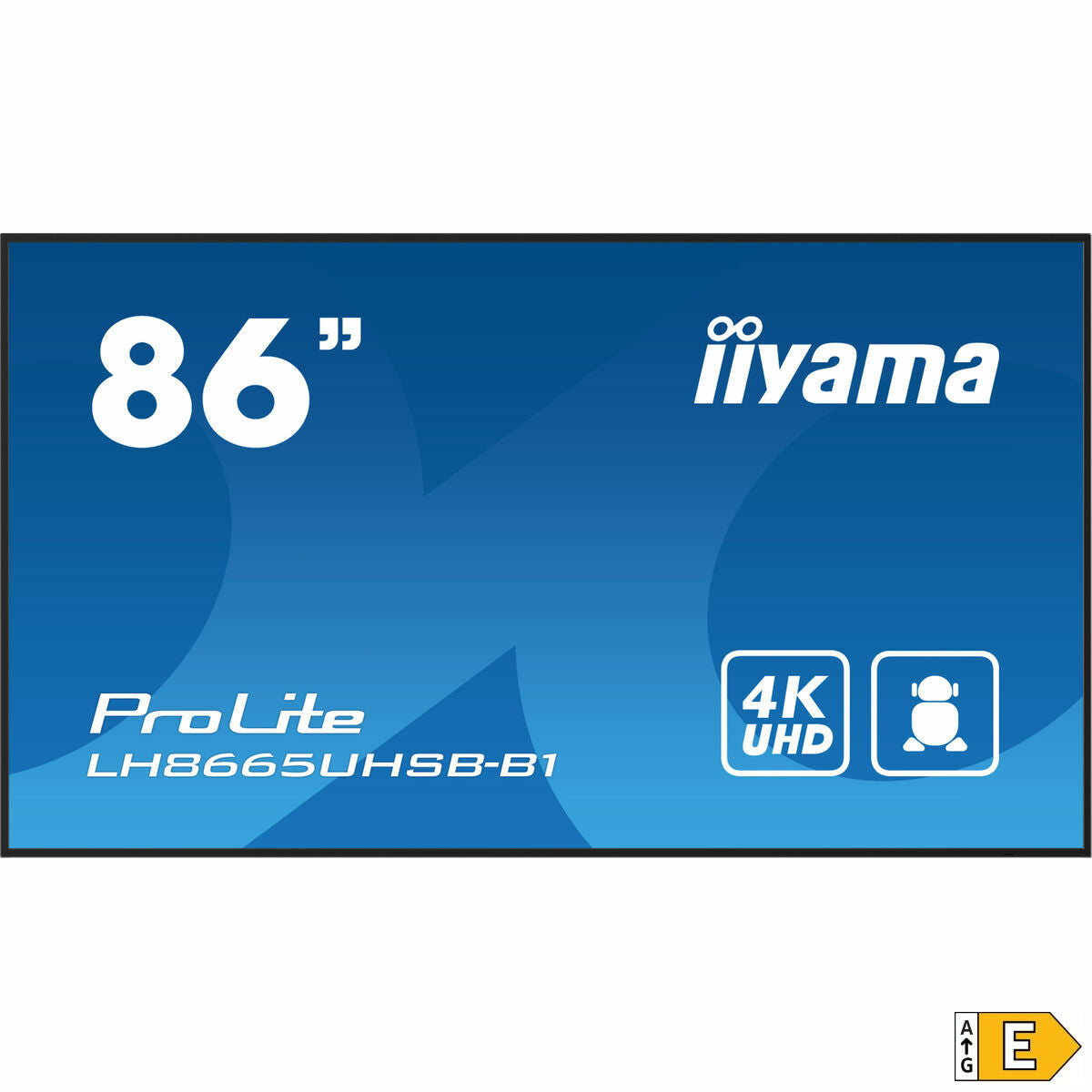 Monitor Videowall Iiyama ProLite LH8665UHSB-B1 86" 4K Ultra HD 50 - 60 Hz 60 Hz Monitor Videowall Iiyama ProLite LH8665UHSB-B1 86" 4K Ultra HD 50 - 60 Hz 60 Hz
