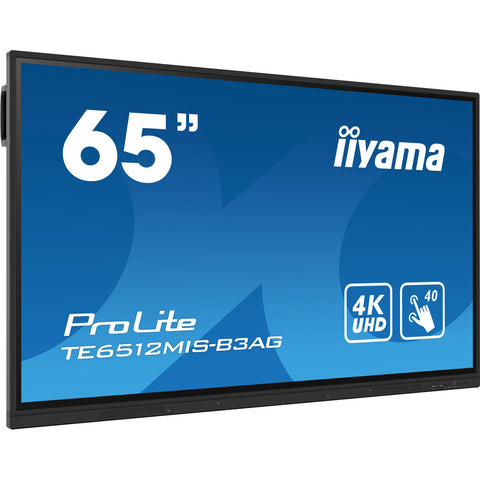Monitor Iiyama TE6512MIS-B3AG 65" 4K Ultra HD Monitor Iiyama TE6512MIS-B3AG 65" 4K Ultra HD