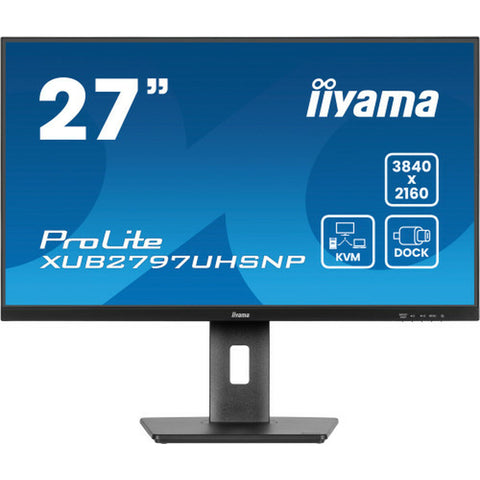 Monitor Iiyama XUB2797UHSNP-B1 27" 4K Ultra HD Monitor Iiyama XUB2797UHSNP-B1 27" 4K Ultra HD