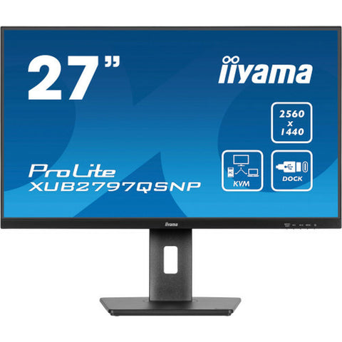 Monitor Iiyama XUB2797QSNP-B1 27" 100 Hz Wide Quad HD Monitor Iiyama XUB2797QSNP-B1 27" 100 Hz Wide Quad HD
