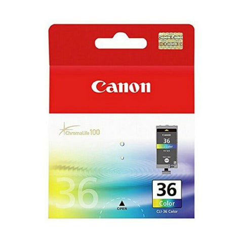 Original Ink Cartridge Canon CLI-36 Col Yellow Tricolour Cyan/Magenta/Yellow Original Ink Cartridge Canon CLI-36 Col Yellow Tricolour Cyan/Magenta/Yellow