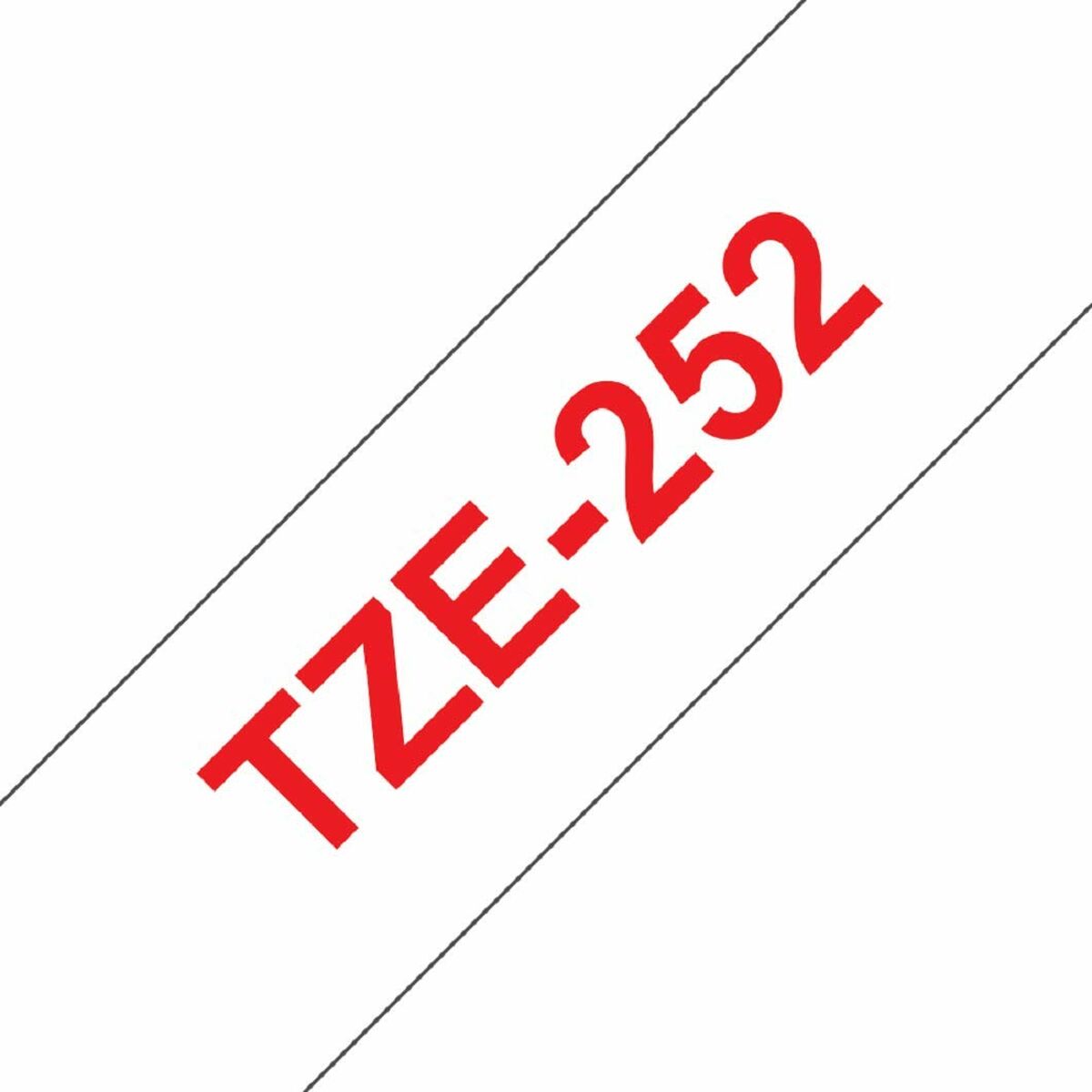 Laminated Tape for Labelling Machines Brother TZE252 Rojo/Blanco 24 mm Laminated Tape for Labelling Machines Brother TZE252 Rojo/Blanco 24 mm