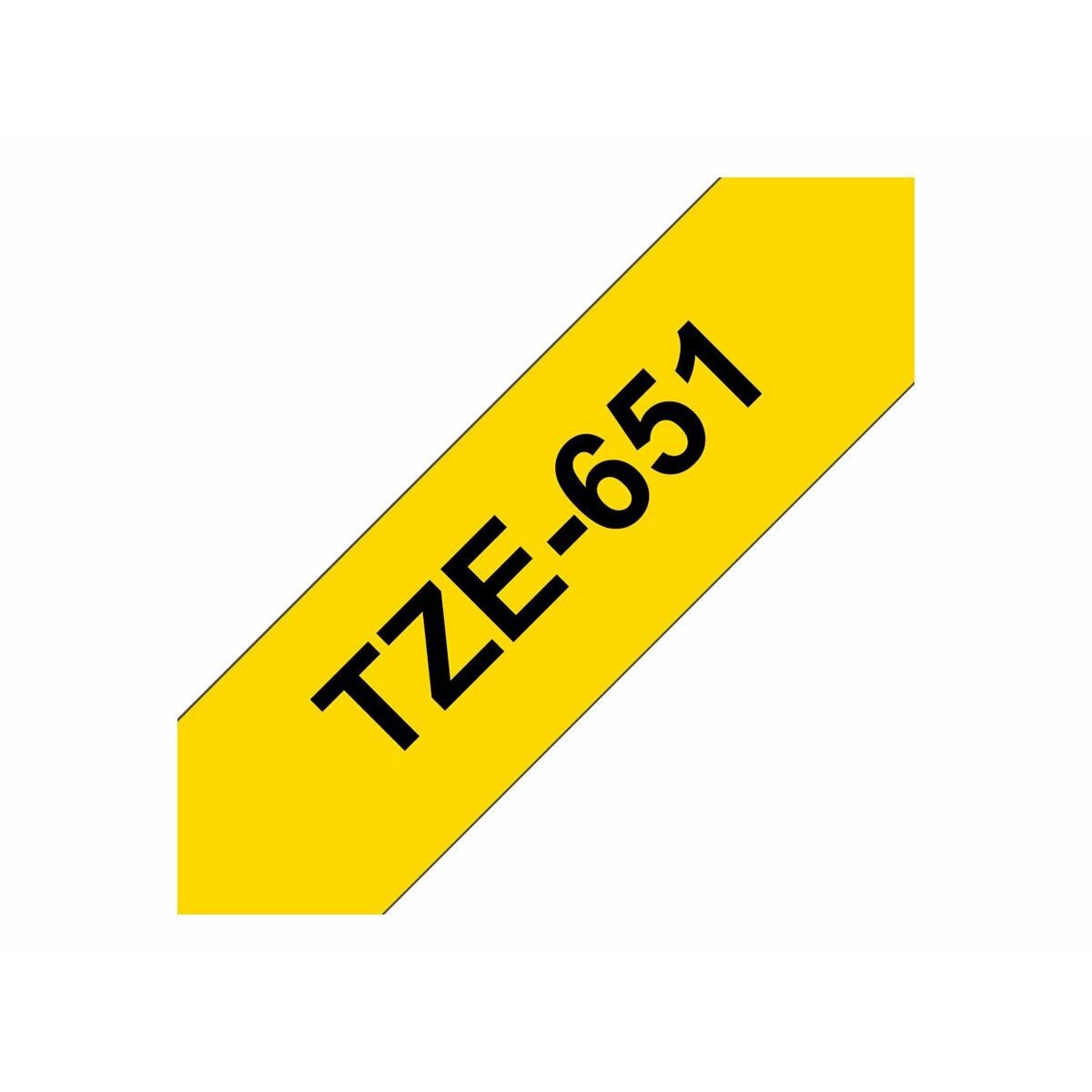 Laminated Tape for Labelling Machines Brother TZE651 Black Laminated Tape for Labelling Machines Brother TZE651 Black