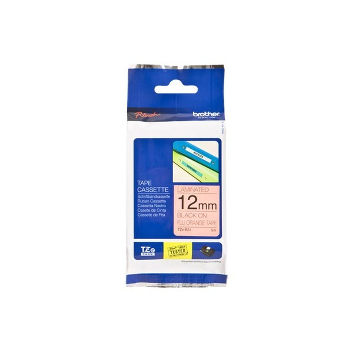 Laminated Tape for Labelling Machines Brother TZEB31 Grey Laminated Tape for Labelling Machines Brother TZEB31 Grey