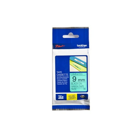 Laminated Tape for Labelling Machines Brother TZE721 Black 9 mm Laminated Tape for Labelling Machines Brother TZE721 Black 9 mm