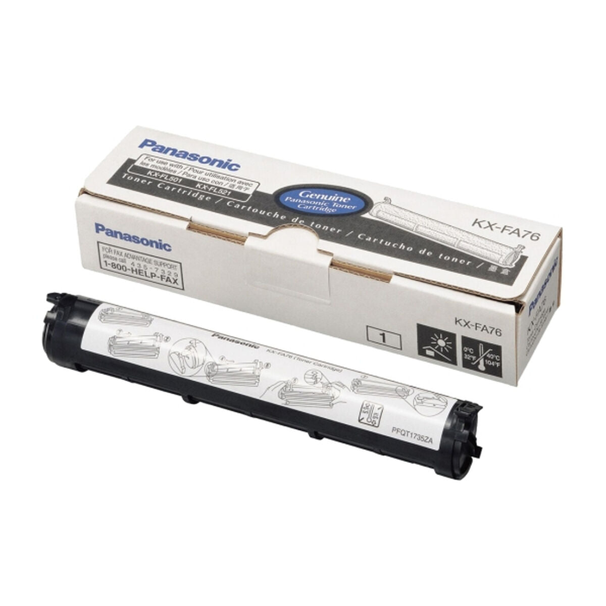 Toner Panasonic FA-KXFA76 Black Toner Panasonic FA-KXFA76 Black