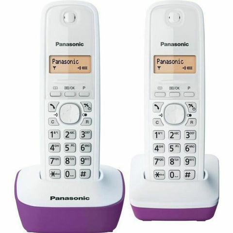 Wireless Phone Panasonic KX-TG1612FRF Purple Wireless Phone Panasonic KX-TG1612FRF Purple