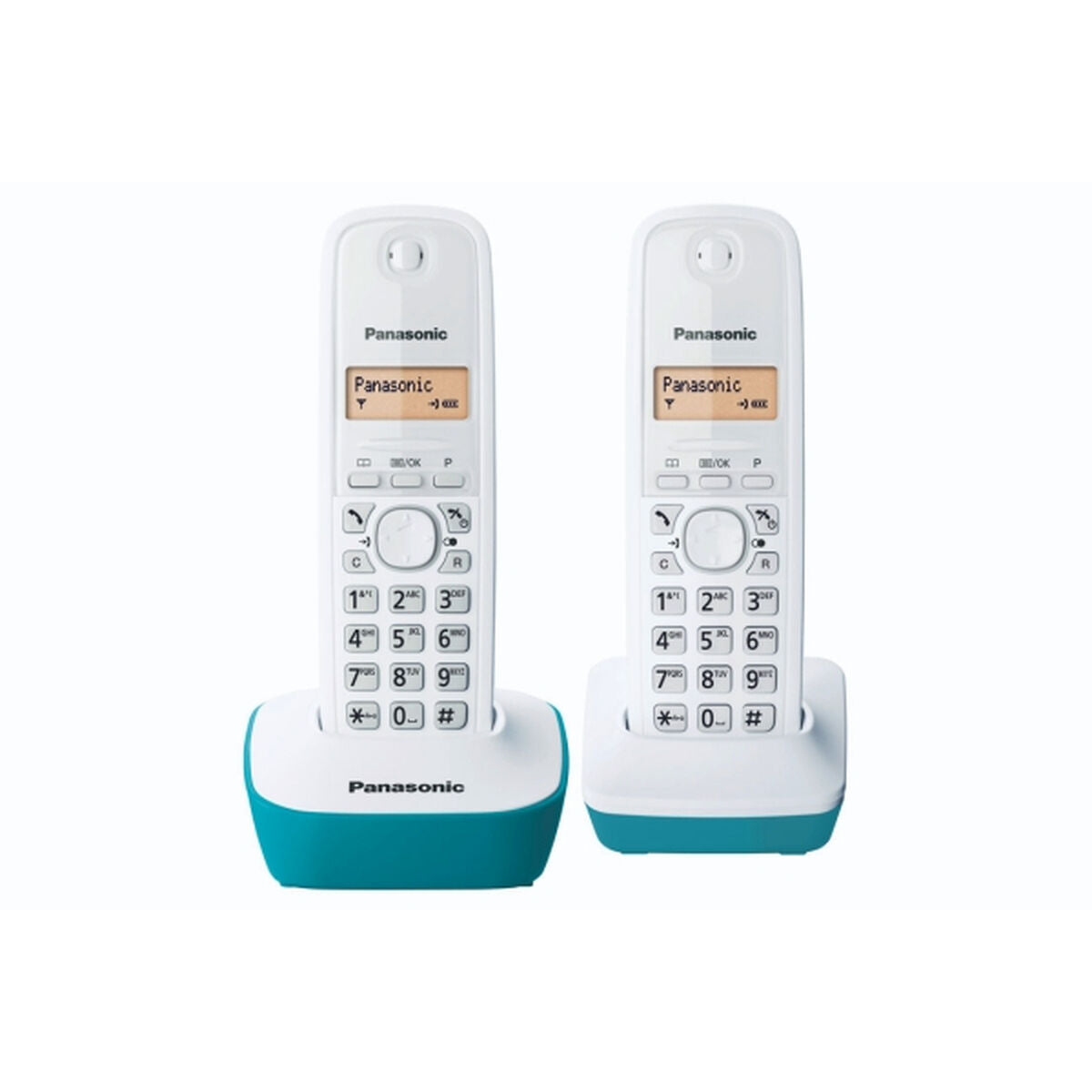 Wireless Phone Panasonic KX-TG1612FRC Amber Blue/White Wireless Phone Panasonic KX-TG1612FRC Amber Blue/White