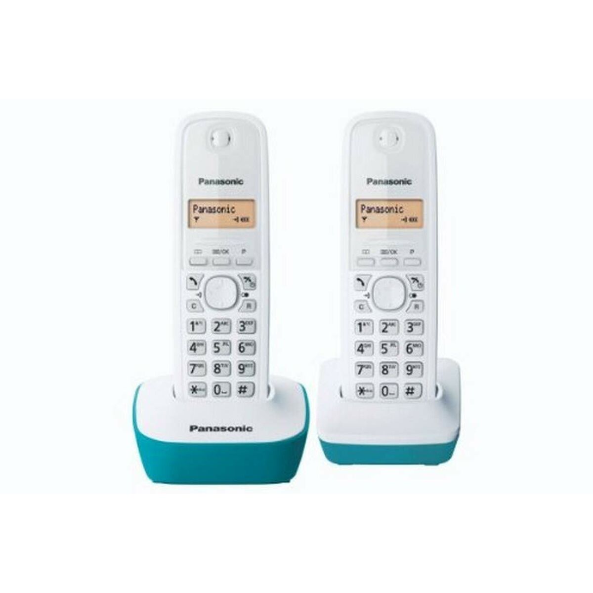 Wireless Phone Panasonic KX-TG1612FRC Amber Blue/White Wireless Phone Panasonic KX-TG1612FRC Amber Blue/White