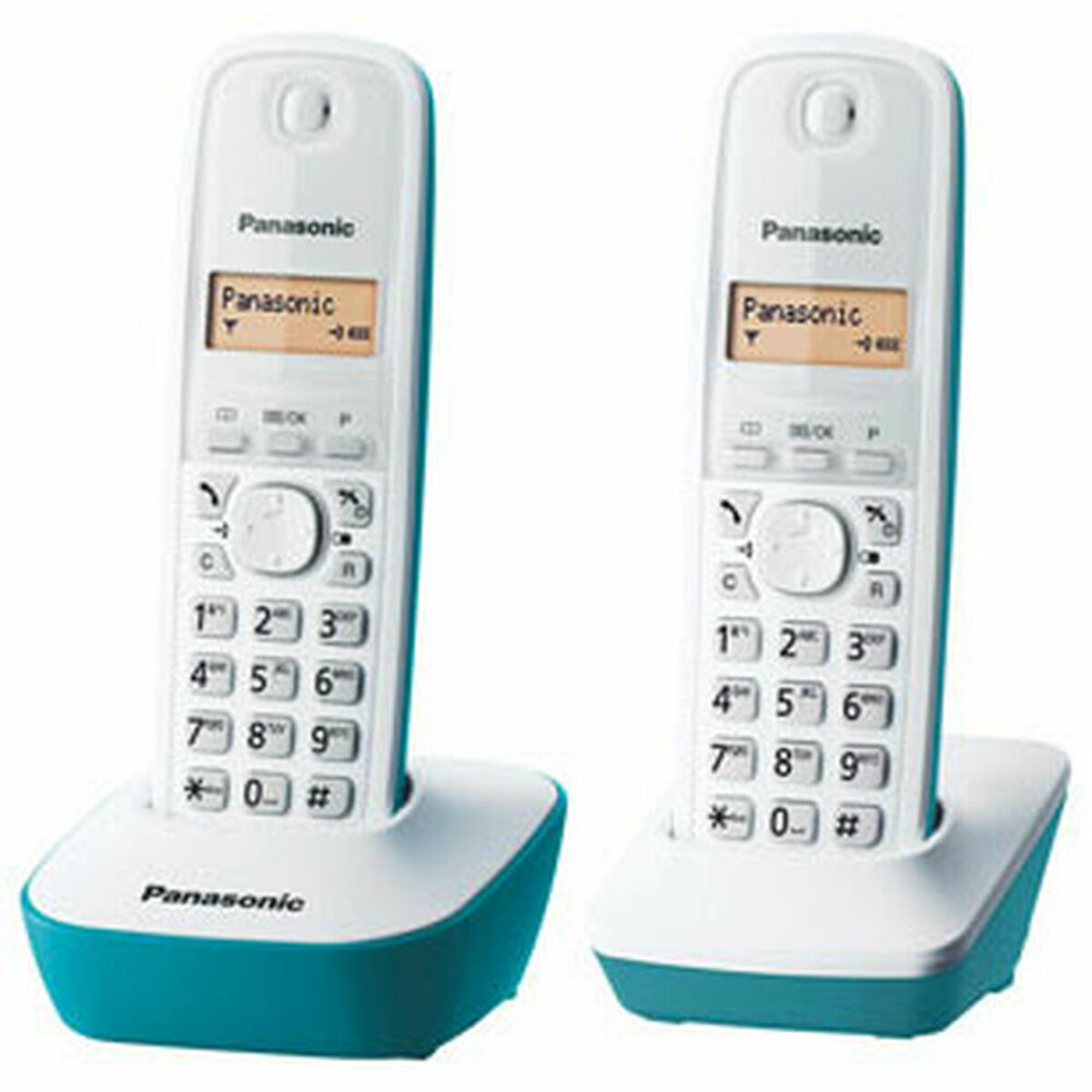 Wireless Phone Panasonic KX-TG1612FRC Amber Blue/White Wireless Phone Panasonic KX-TG1612FRC Amber Blue/White