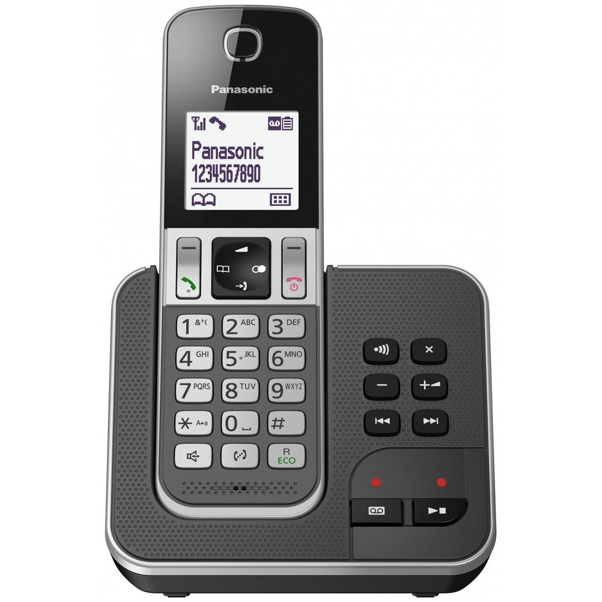 Wireless Phone Panasonic KX-TGD320FRG White Black Grey Wireless Phone Panasonic KX-TGD320FRG White Black Grey