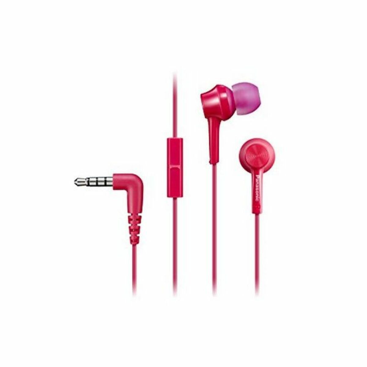 Headphones with Microphone Panasonic RPTCM105 PK in-ear Pink (1 Unit) Headphones with Microphone Panasonic RPTCM105 PK in-ear Pink (1 Unit)