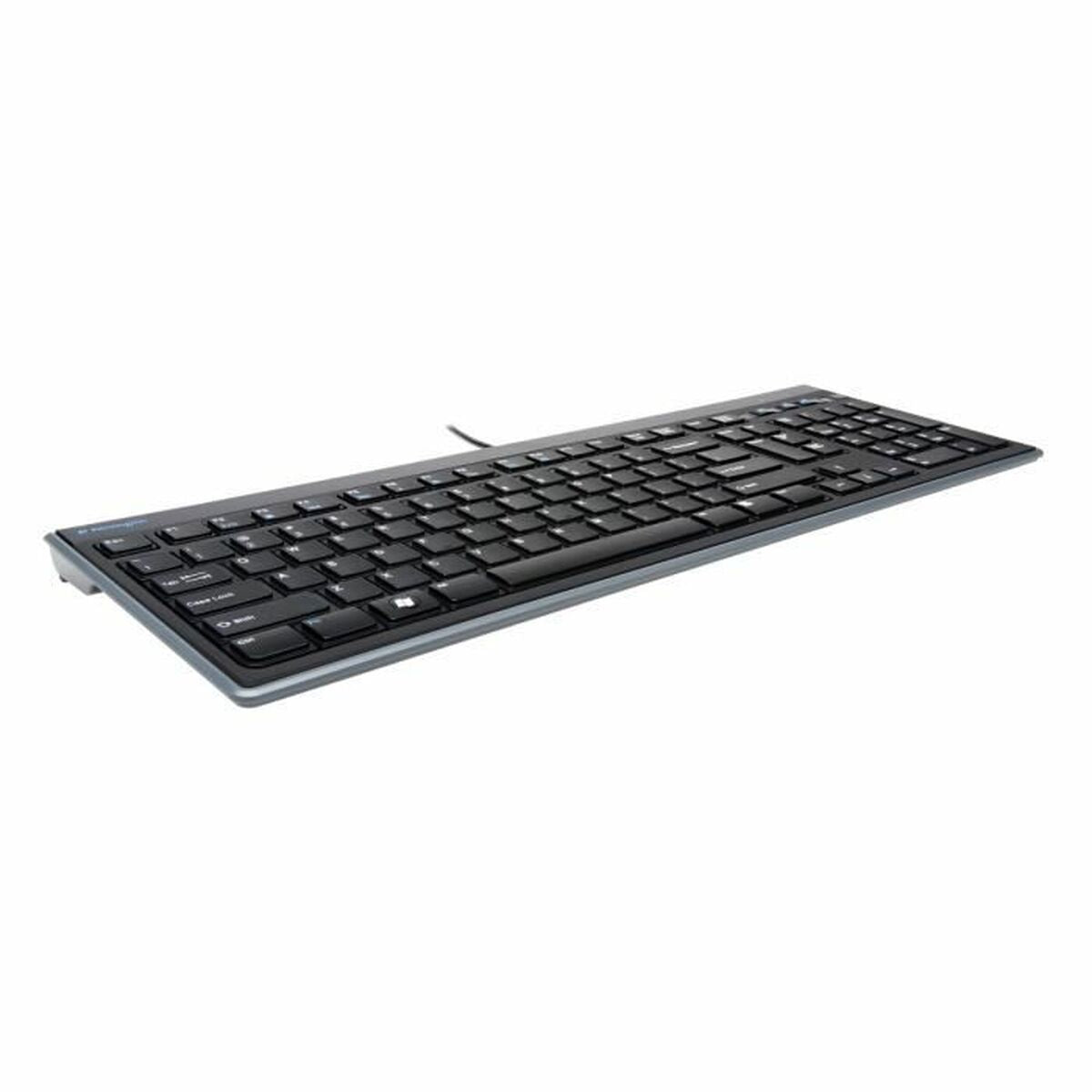 Keyboard Kensington Advance Fit AZERTY Black Matte back French AZERTY Keyboard Kensington Advance Fit AZERTY Black Matte back French AZERTY