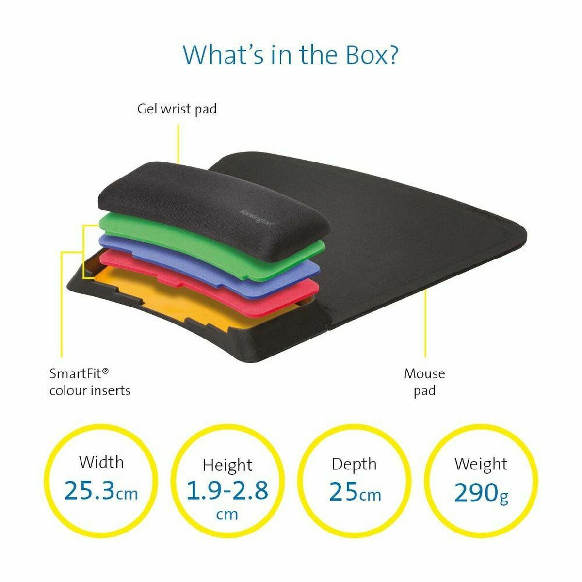 Non-slip Mat Kensington K55793EU Non-slip Mat Kensington K55793EU