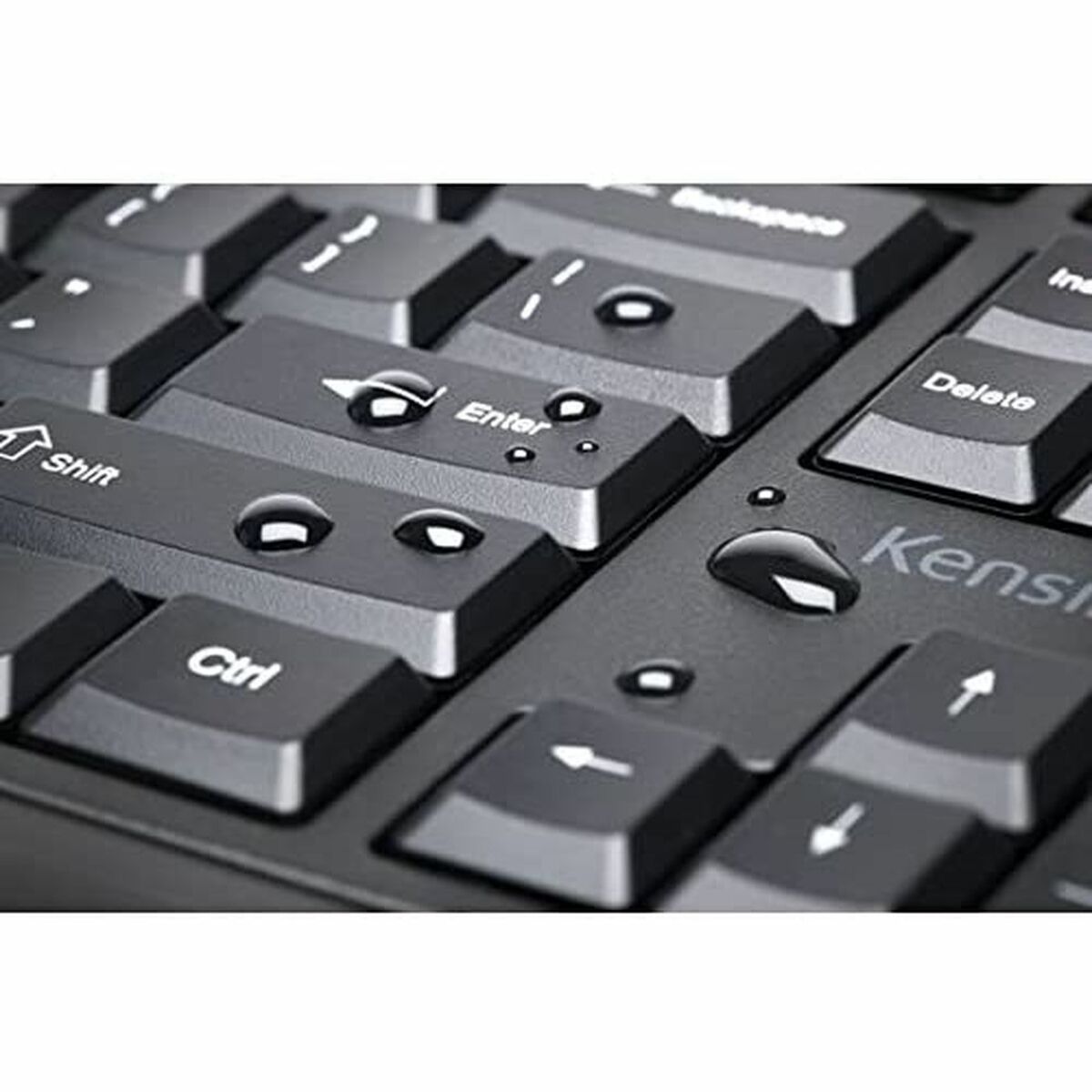 Keyboard and Wireless Mouse Kensington K75230ES Black Spanish Spanish Qwerty QWERTY Keyboard and Wireless Mouse Kensington K75230ES Black Spanish Spanish Qwerty QWERTY
