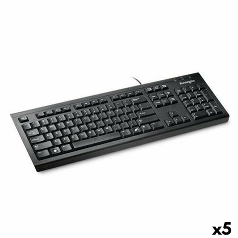 Keyboard Kensington 1500109BE Black QWERTY Keyboard Kensington 1500109BE Black QWERTY