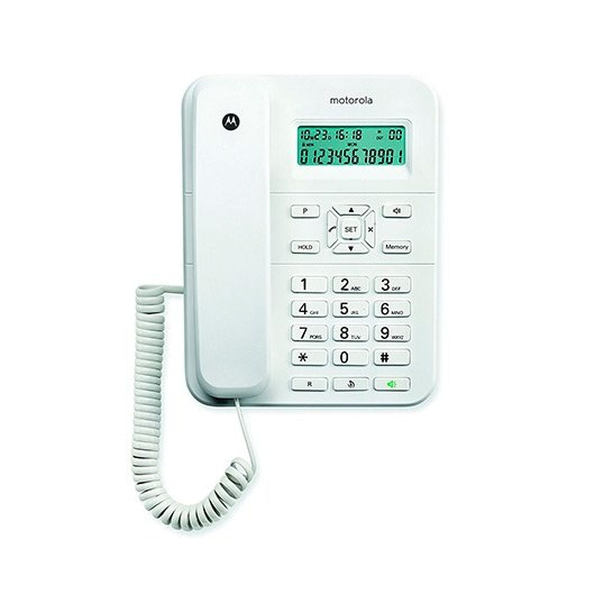 Landline Telephone Motorola White Landline Telephone Motorola White