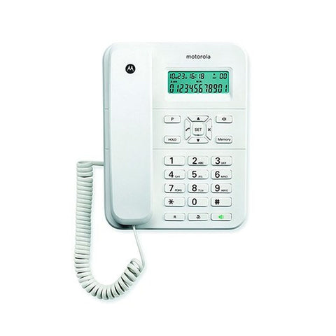 Landline Telephone Motorola White Landline Telephone Motorola White