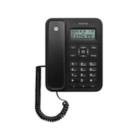 Landline Telephone Motorola Black Landline Telephone Motorola Black