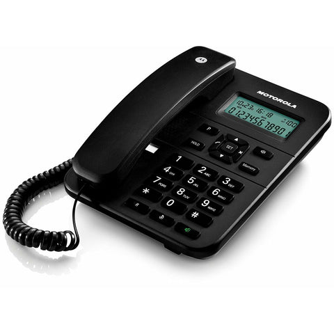 Landline Telephone Motorola Black Landline Telephone Motorola Black