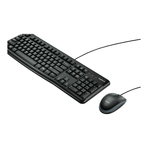 Keyboard Logitech 2227530 Black Spanish Qwerty QWERTY Keyboard Logitech 2227530 Black Spanish Qwerty QWERTY