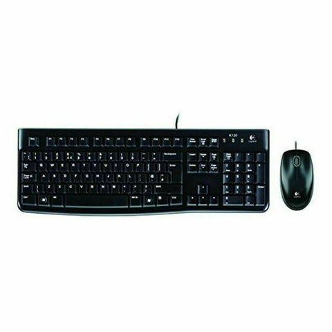 Keyboard and Mouse Logitech 920-002550 Black Spanish Qwerty Keyboard and Mouse Logitech 920-002550 Black Spanish Qwerty
