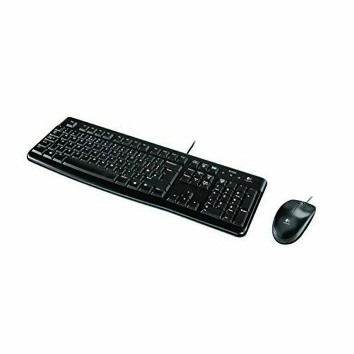 Keyboard and Mouse Logitech 920-002550 Black Spanish Qwerty Keyboard and Mouse Logitech 920-002550 Black Spanish Qwerty