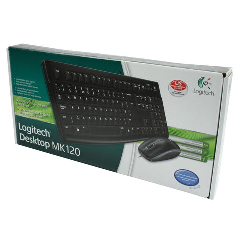 Keyboard Logitech LGT-MK120-US Black Dutch QWERTY Keyboard Logitech LGT-MK120-US Black Dutch QWERTY