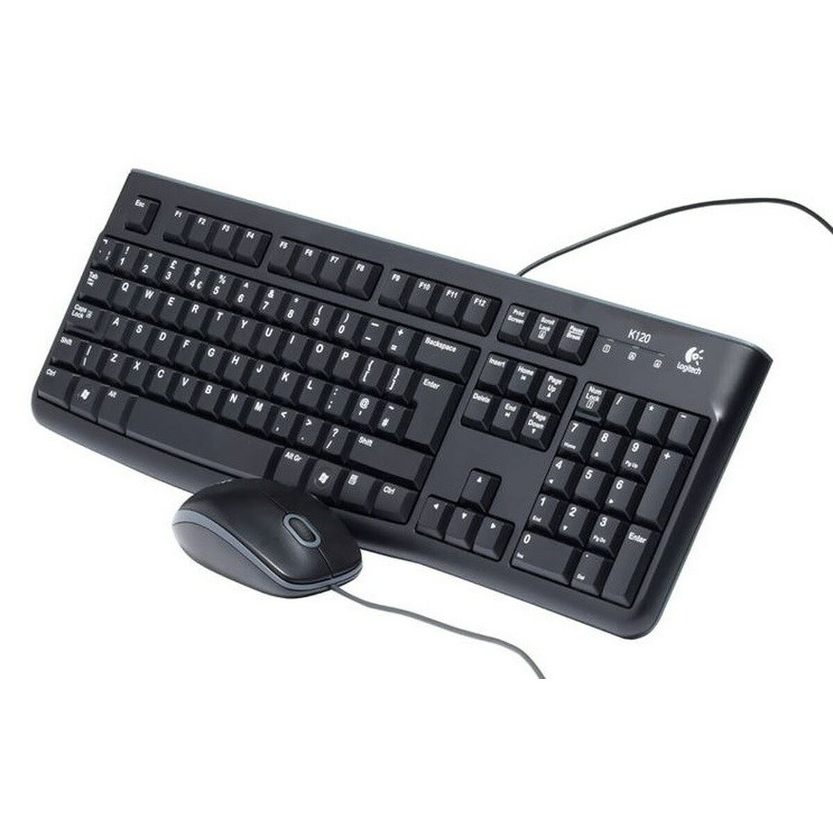 Keyboard Logitech LGT-MK120-US Black Dutch QWERTY Keyboard Logitech LGT-MK120-US Black Dutch QWERTY