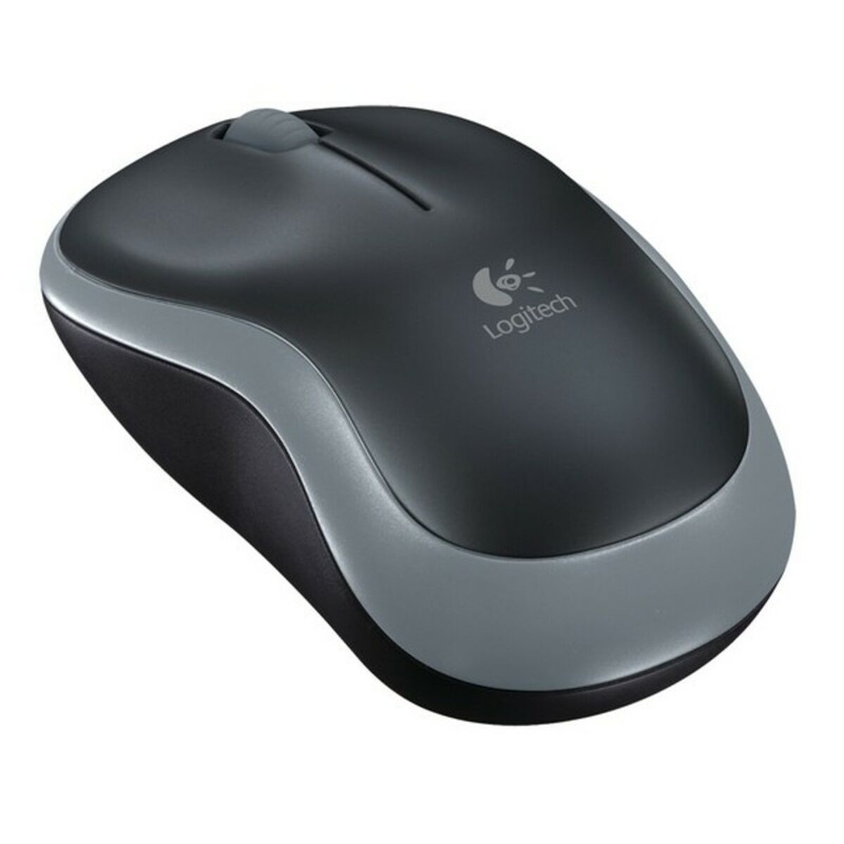 Wireless Mouse Logitech M185 Black Grey Monochrome 1000 dpi Wireless Mouse Logitech M185 Black Grey Monochrome 1000 dpi