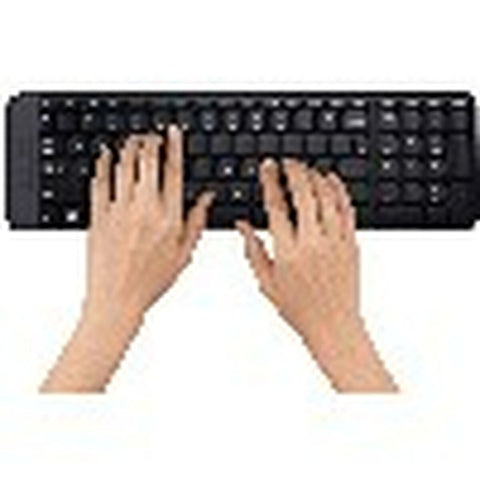 Keyboard and Mouse Logitech 920-003168 Black QWERTY Keyboard and Mouse Logitech 920-003168 Black QWERTY