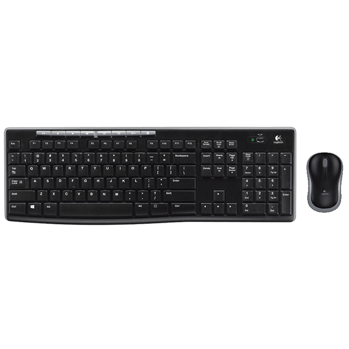 Keyboard Logitech Wireless Combo MK270 Black Spanish Qwerty Keyboard Logitech Wireless Combo MK270 Black Spanish Qwerty