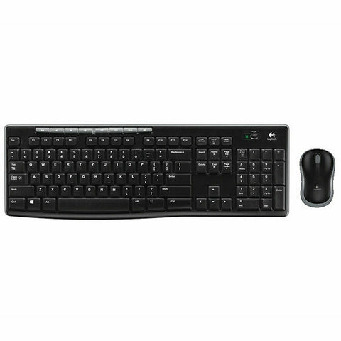 Keyboard Logitech Wireless Combo MK270 Black Spanish Qwerty Keyboard Logitech Wireless Combo MK270 Black Spanish Qwerty