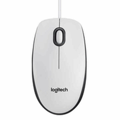 Optical mouse Logitech 910-003360 800 dpi White Monochrome (1 Unit) Optical mouse Logitech 910-003360 800 dpi White Monochrome (1 Unit)