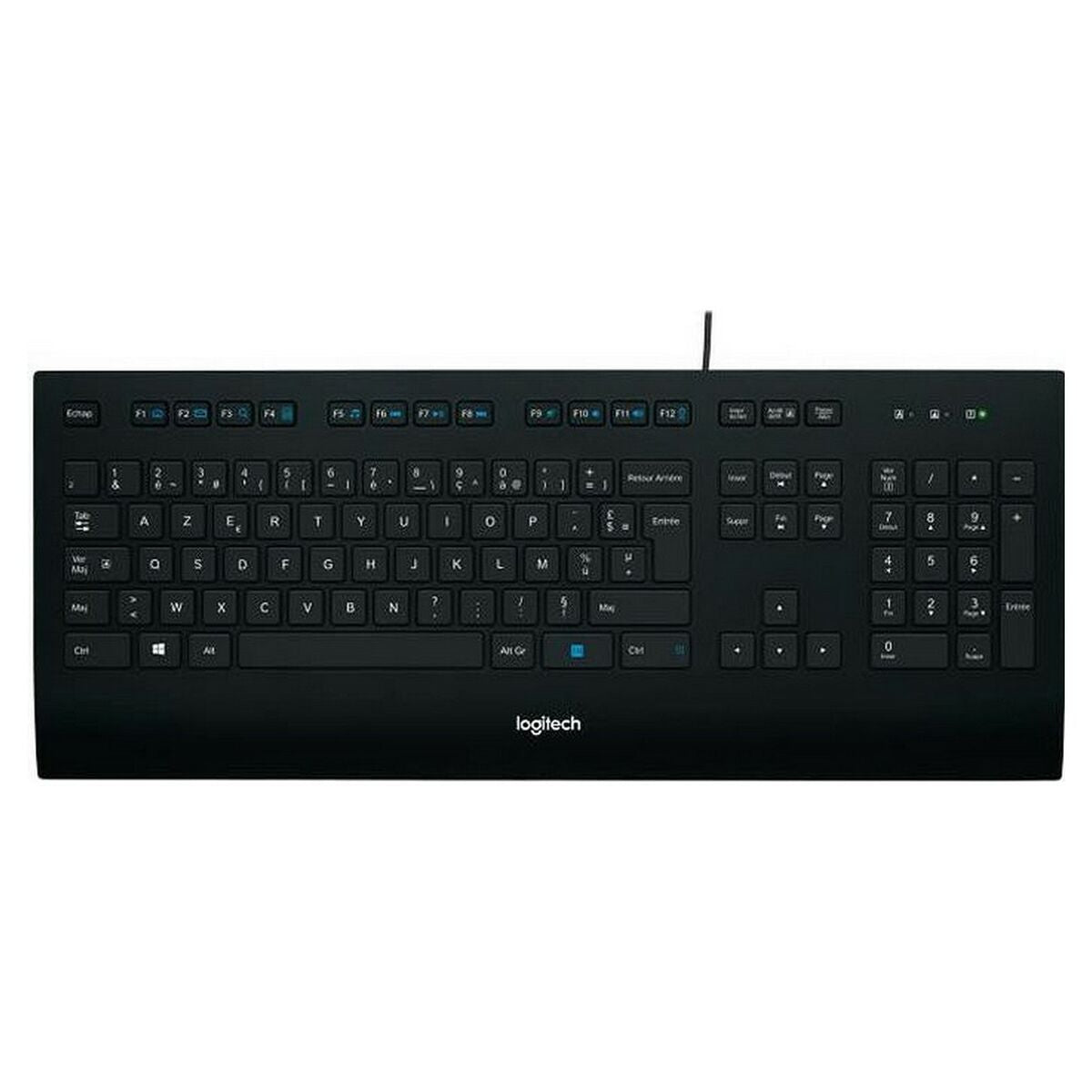 Keyboard Logitech K280E Black French AZERTY Keyboard Logitech K280E Black French AZERTY